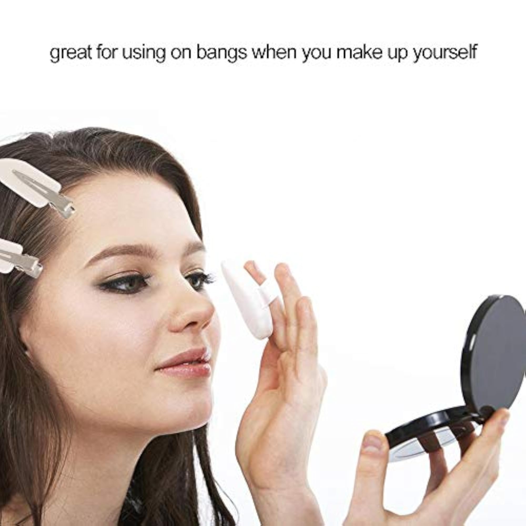 4pcs Professional No Crease Metal Hair Clips for Styling